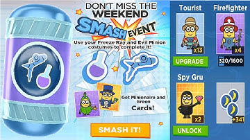 SPY GRU Minion Rush SMASH EVENT / SMASH PRIZE POD - fullscreen gameplay walkthrough - iOs & android