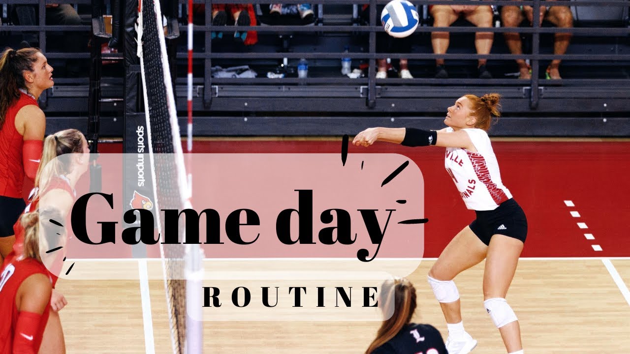 Louisville volleyball game day routine (vs. Purdue) YouTube