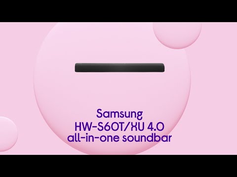 Samsung HW-S60T/XU 4.0 All-in-One Sound Bar with Amazon Alexa | Product Overview | Currys PC World