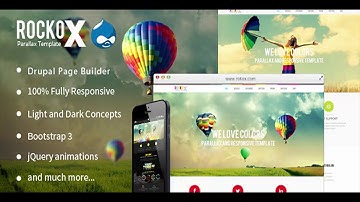 RockoX - Responsive Parallax Drupal Theme | Themeforest Website Templates and Themes