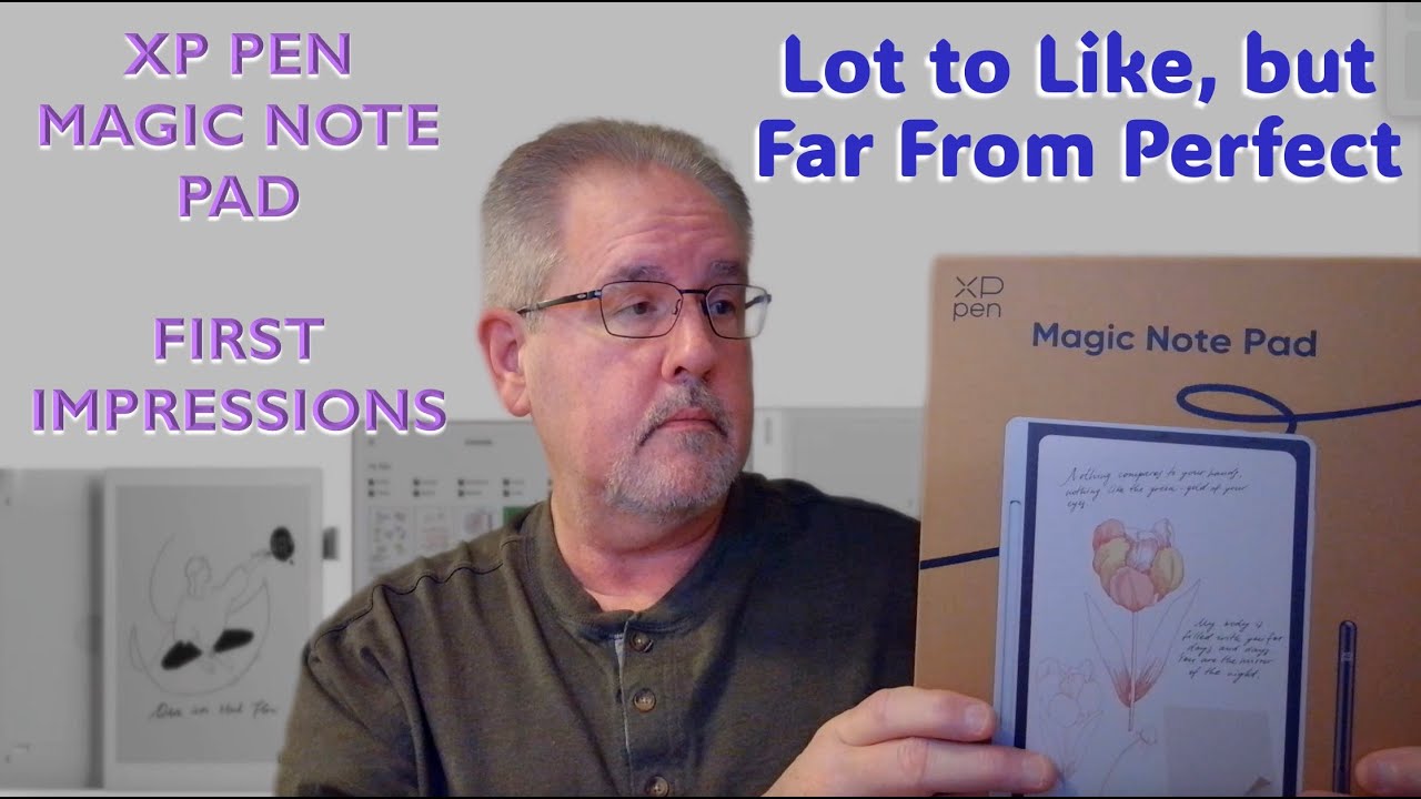 XP Pen Magic Note Pad — первый взгляд на электронный блокнот с электронными чернилами