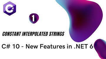 C# 10 - New Features in .NET 6 ( 1.Constant Interpolated Strings ) in DARIJA ARABIC