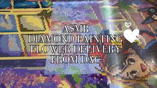 1hr+ ASMR Diamond Painting | Flower Delivery by Yuumei Art from Diamond Art Club | laurascozyworld