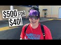 WE BOUGHT $500 WORTH OF STUFF FOR $40 AT THE GOODWILL OUTLET BINS! [ WHO SPENT MORE?!?! ]