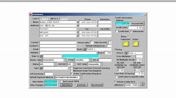 Basics - Toolbar - Produce Inventory Control System (PICS) Software