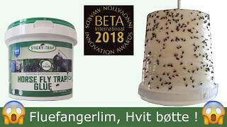 Sticky Trap fluefangerlim Hvit bøtte ! Svært effektivt !