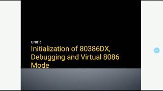 Famous Unit 5 Initialization of 80386  Part 1 Net Worth