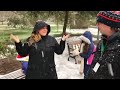 SavannahNow Live: Walking around Forsyth Park in the snow (1/3/18)