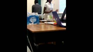 Student doing the starrkeisha cheerleading squad