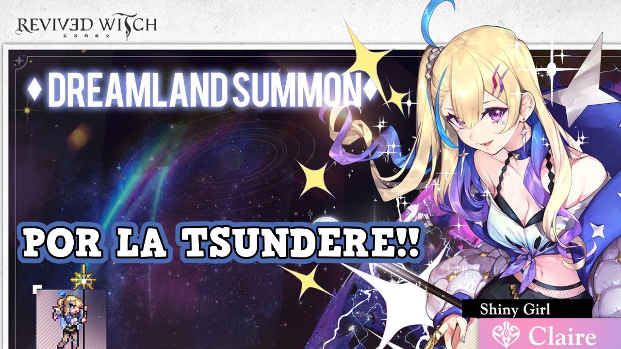 "Revived Witch" - "Dreamland Summon / Shiny Girl Claire UR"