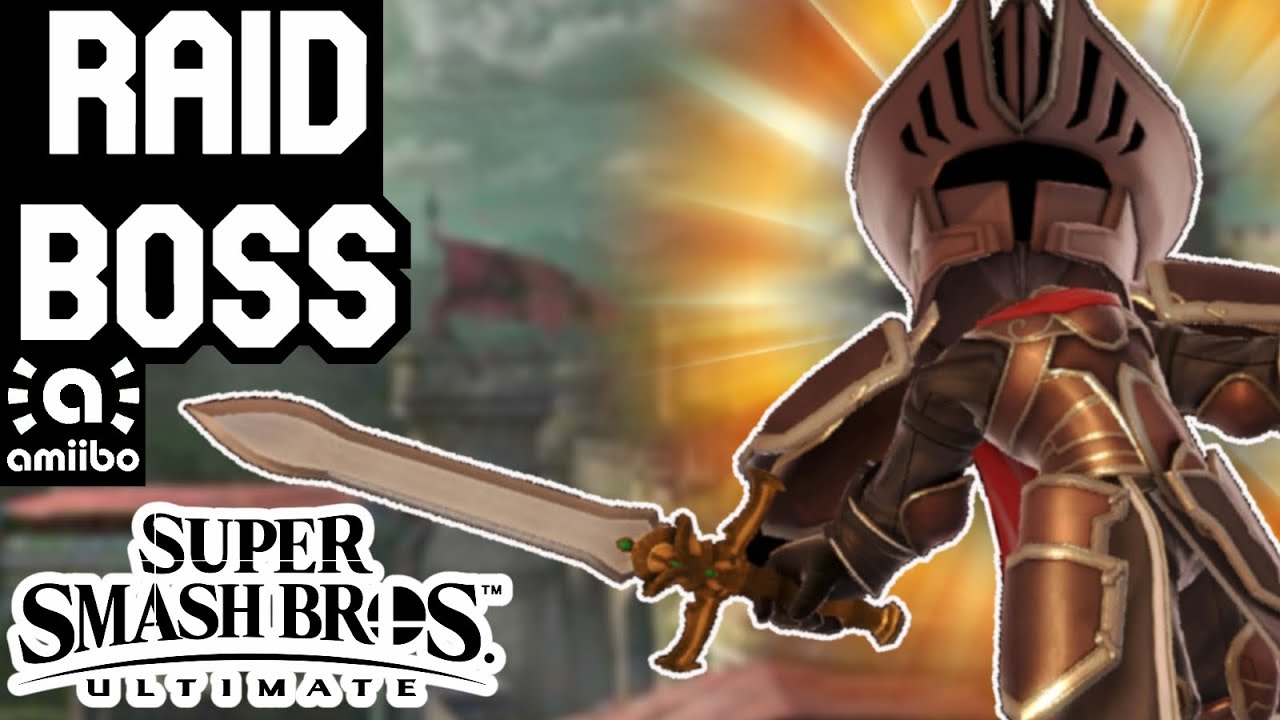 Raid Boss BlacKnight (Mii SwordFighter) Smash Bros Ultimate