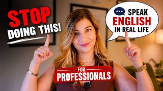 The biggest mistake non-native speakers make with Speaking English as a professional (how to fix it)