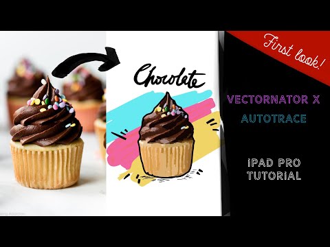 vectornator X autotrace first look and tutorial!