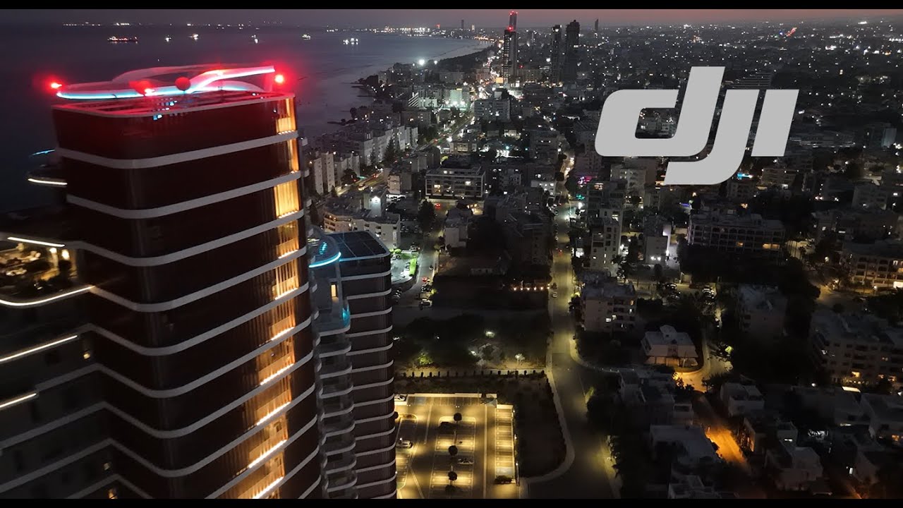 Limassol By Night | Cyprus | DJI Mini 4 Pro | Cinematic