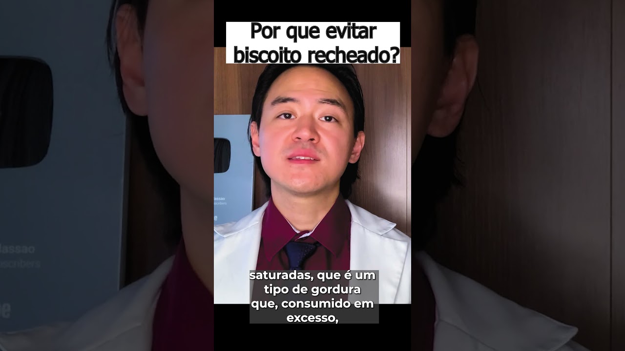 Pare de comer bolachas biscoitos recheados