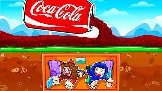 Download lagu CAN WE SURVIVE THE COCA COLA TSUNAMI IN ROBLOX 😱