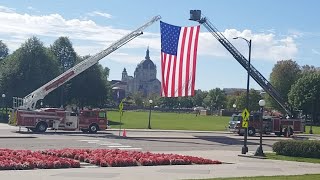 Firefighter memorial at state capital