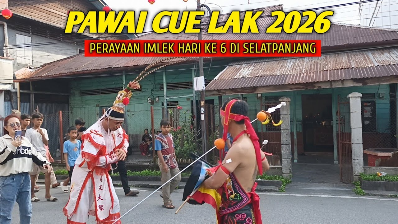 Cue Lak Hari Ke-6 Imlek! Arak-Arakan Meriah Penuhi Jalanan