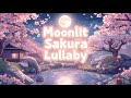 Moonlit Sakura Lullaby 🌸 | Japanese Relaxing Sleep Music for Kids | Bedtime Calm &amp; Sweet Dreams