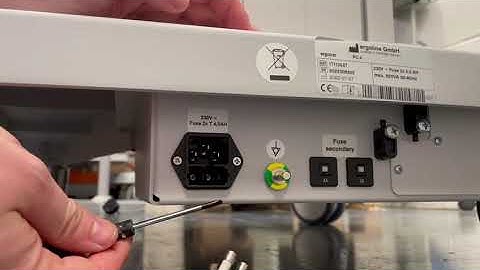 Replacing Fuses in Ergo Cart