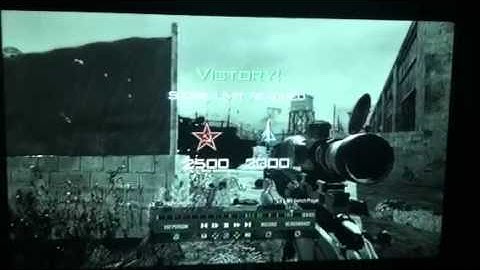Mw3 quick scope 4 kills