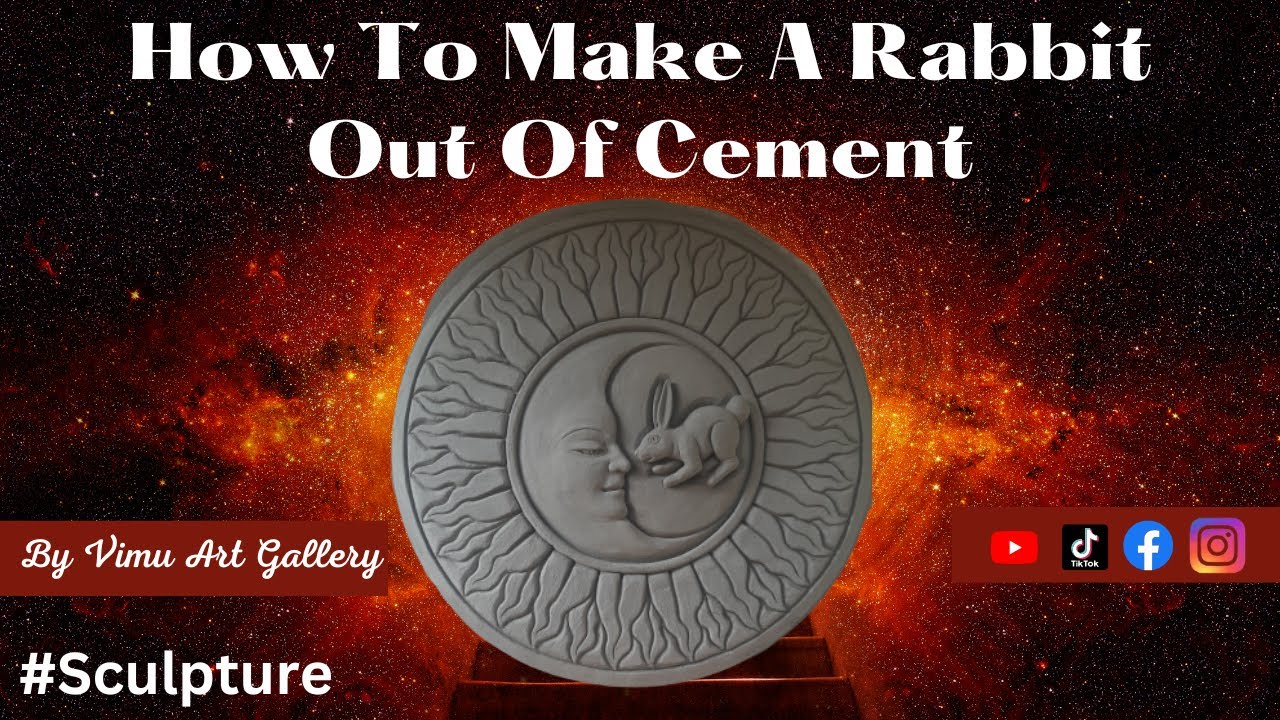 How To Make A Rabbit Out Of Cement | Hare made of concrete | Cement ...