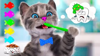 CARTOON LITTLE KITTEN ADVENTURE - SUPER ADVENTURE OF LITTLE CUTE KITTEN AND ANIMAL FRIENDS screenshot 5