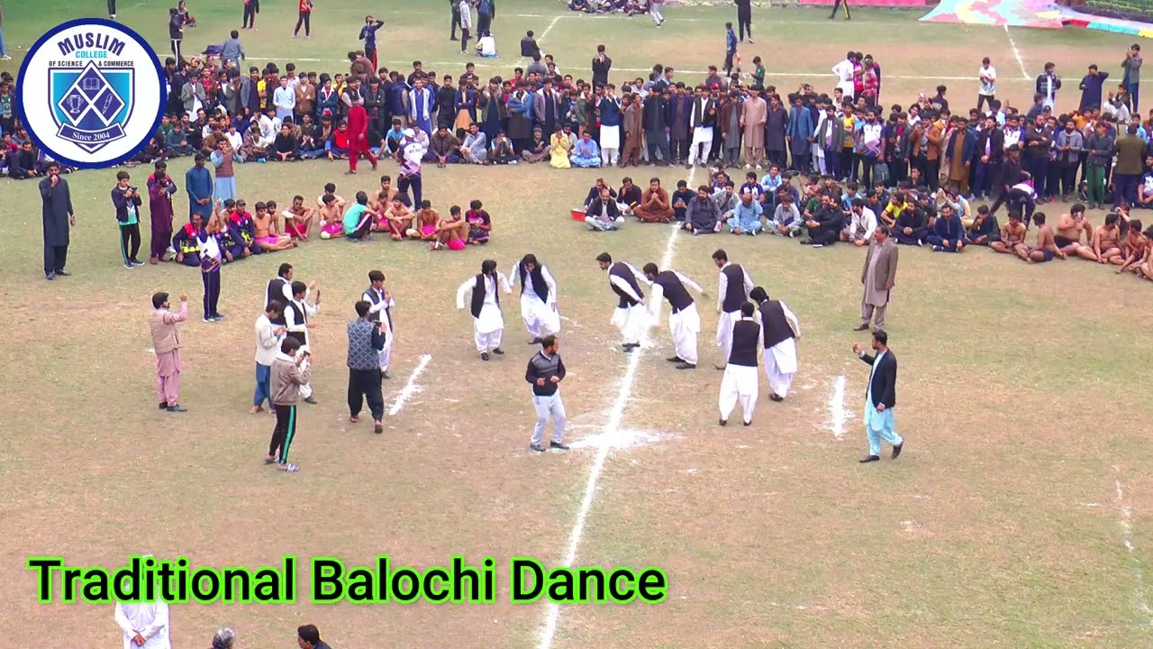 Traditional Balochi Dance During Sports Festival 2025 | Muslim School City & Rasheed Campus