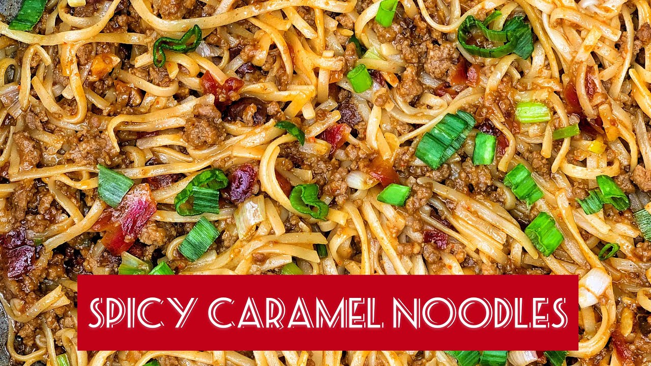 Spicy Caramel Noodles Recipe 5 Minutes Noodles Recipe YouTube