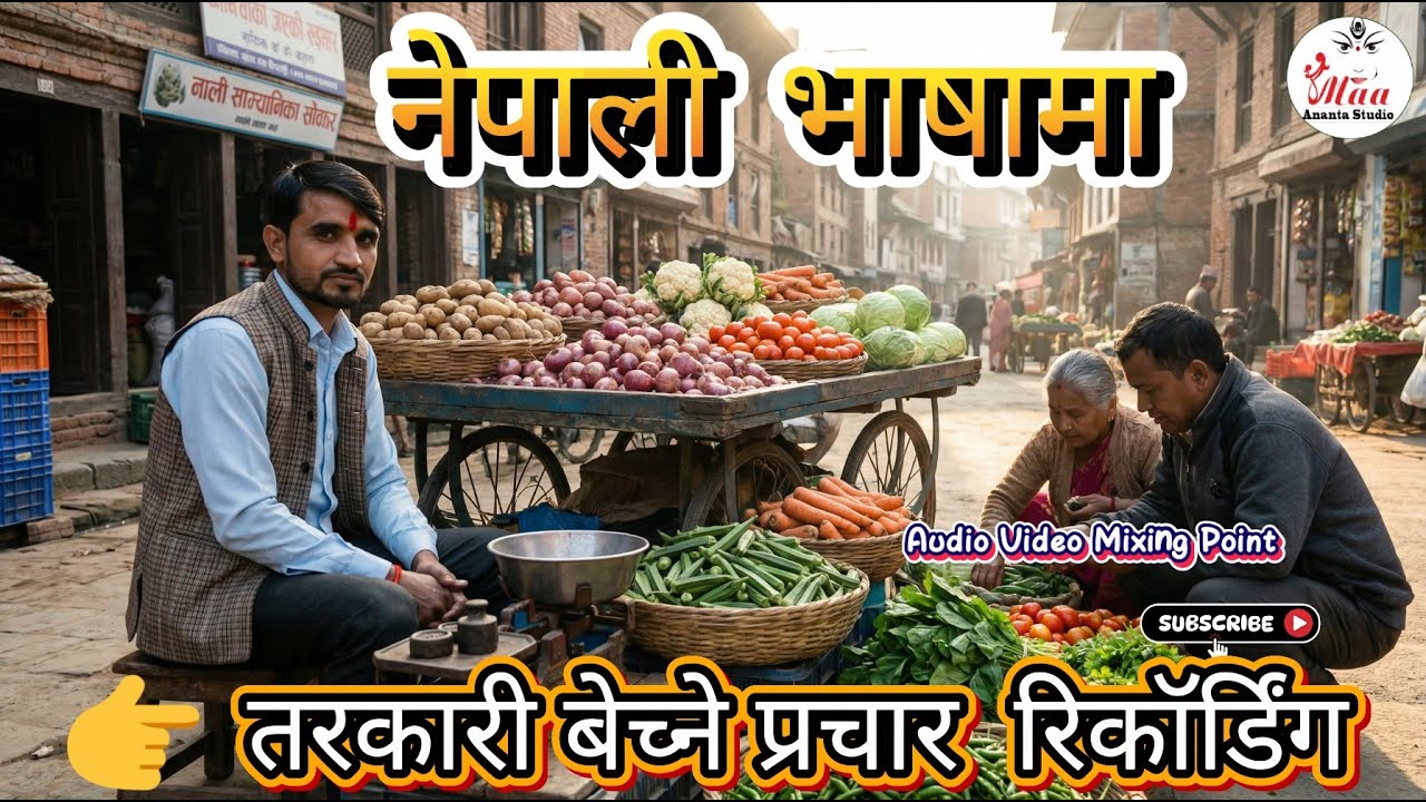 तरकारी बेच्ने नयाँ रेकर्डिङ 2026 🥬!!  ताजा हरियो तरकारी प्रचार !! Viral Vegetable Seller