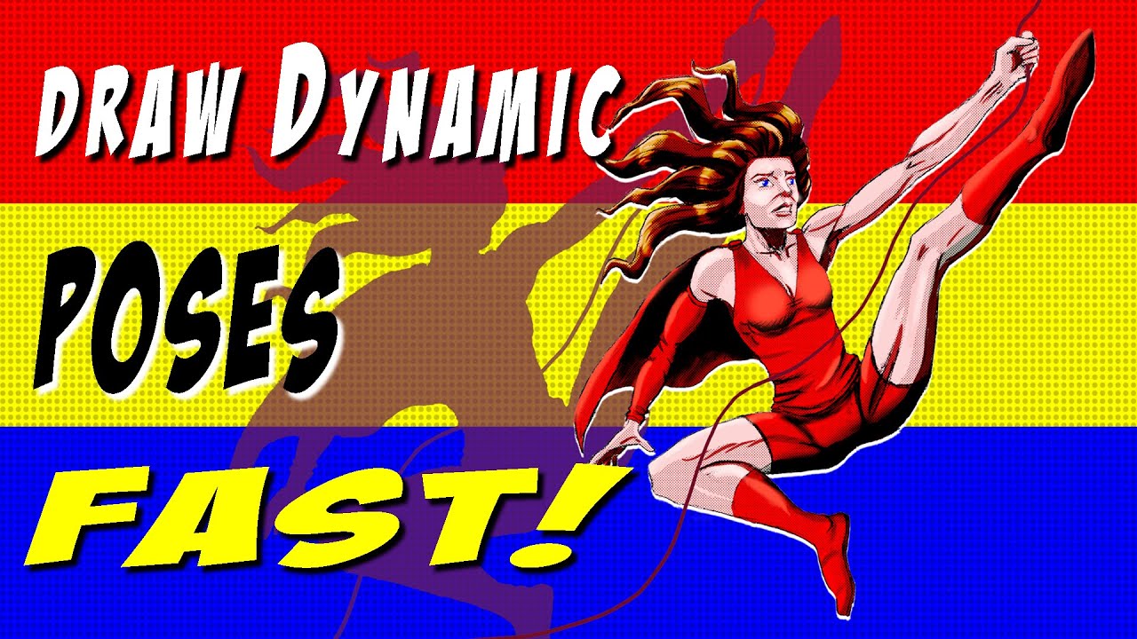 How to Draw Dynamic Poses – Step-by-Step Layout (Pt 1) - YouTube