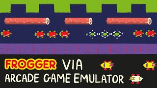 Frogger Via Arcade Game Emulator