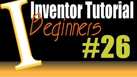 26 AutoDesk Inventor beginner Tutorial: Sketch Workbench, lines, selections