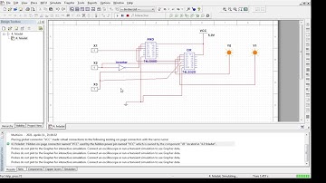 4-to-2 Priority encoder (Multisim 14.2)