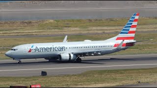 American Airlines Boeing 737-800 [N933AN] landing in PDX