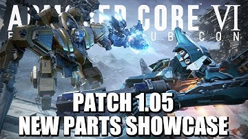 Armored Core 6 Patch 1.05 New Parts Showcase