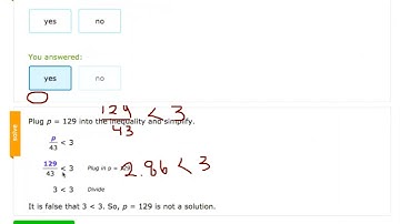 Inequalities IXL Solutions