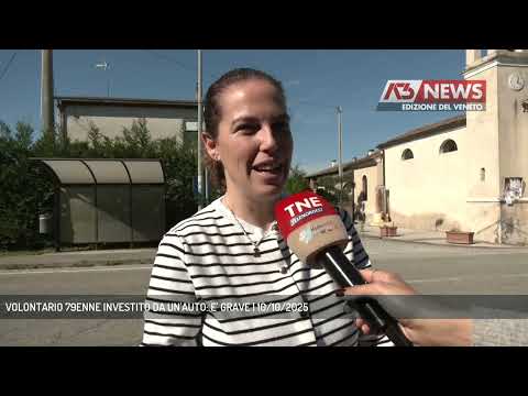 VOLONTARIO 79ENNE INVESTITO DA UN'AUTO: E' GRAVE | 10/10/2025