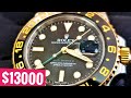 $13.000 Gold watch - Rolex GMT Master 2 Oyster Perpetual Date