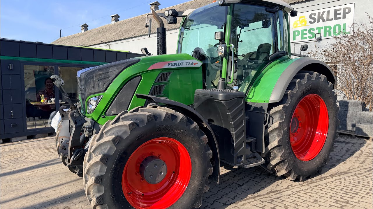 Fendt 724 Vario PROFI PLUS, 2016r, nawigacja GPS, 55 km/h, pneumatyka, nature green, dobre opony 
