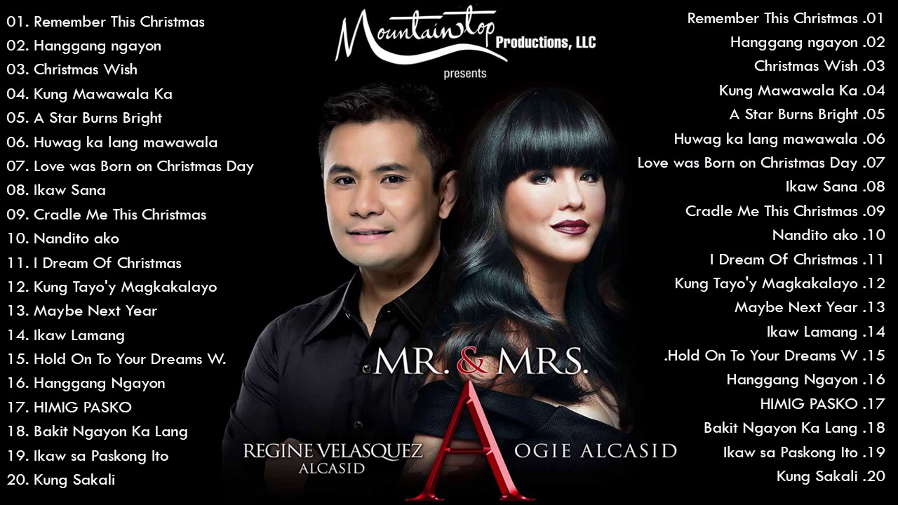 The Very Best Of Regine Velasquez Ogie Alcasid Non Stop Playlist YouTube