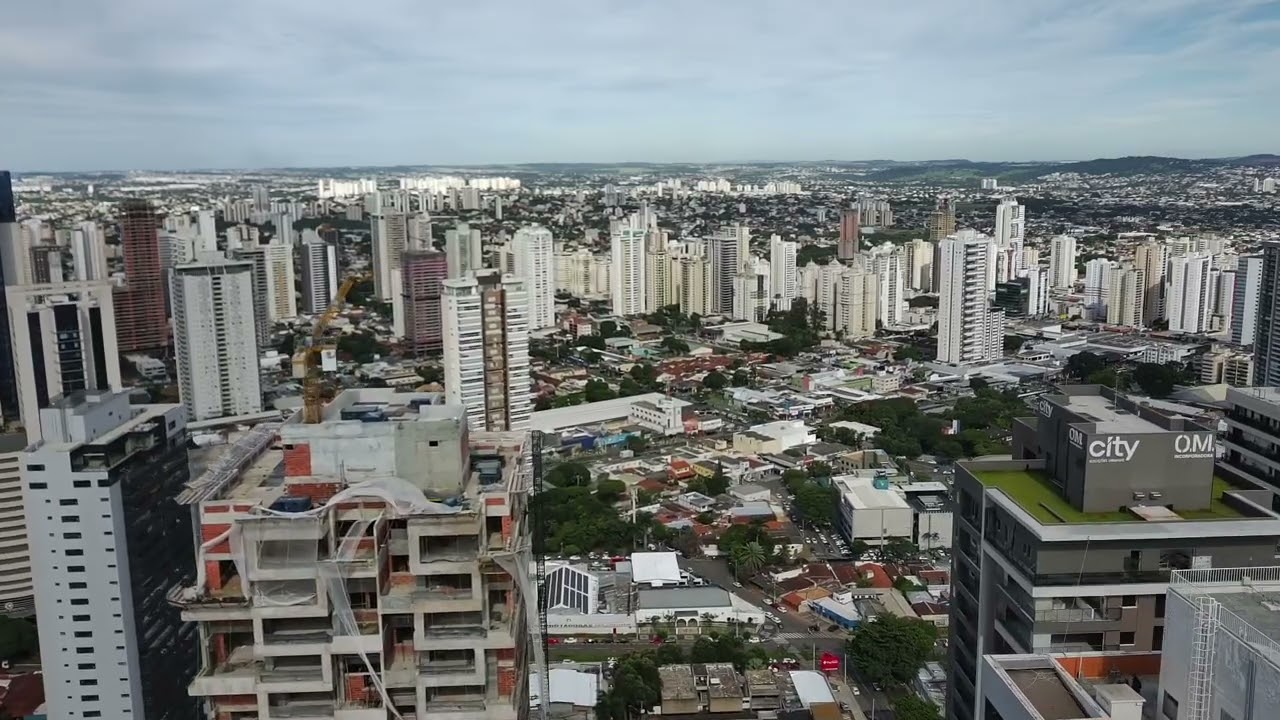 voo de drone na cidade de Goiânia-Go