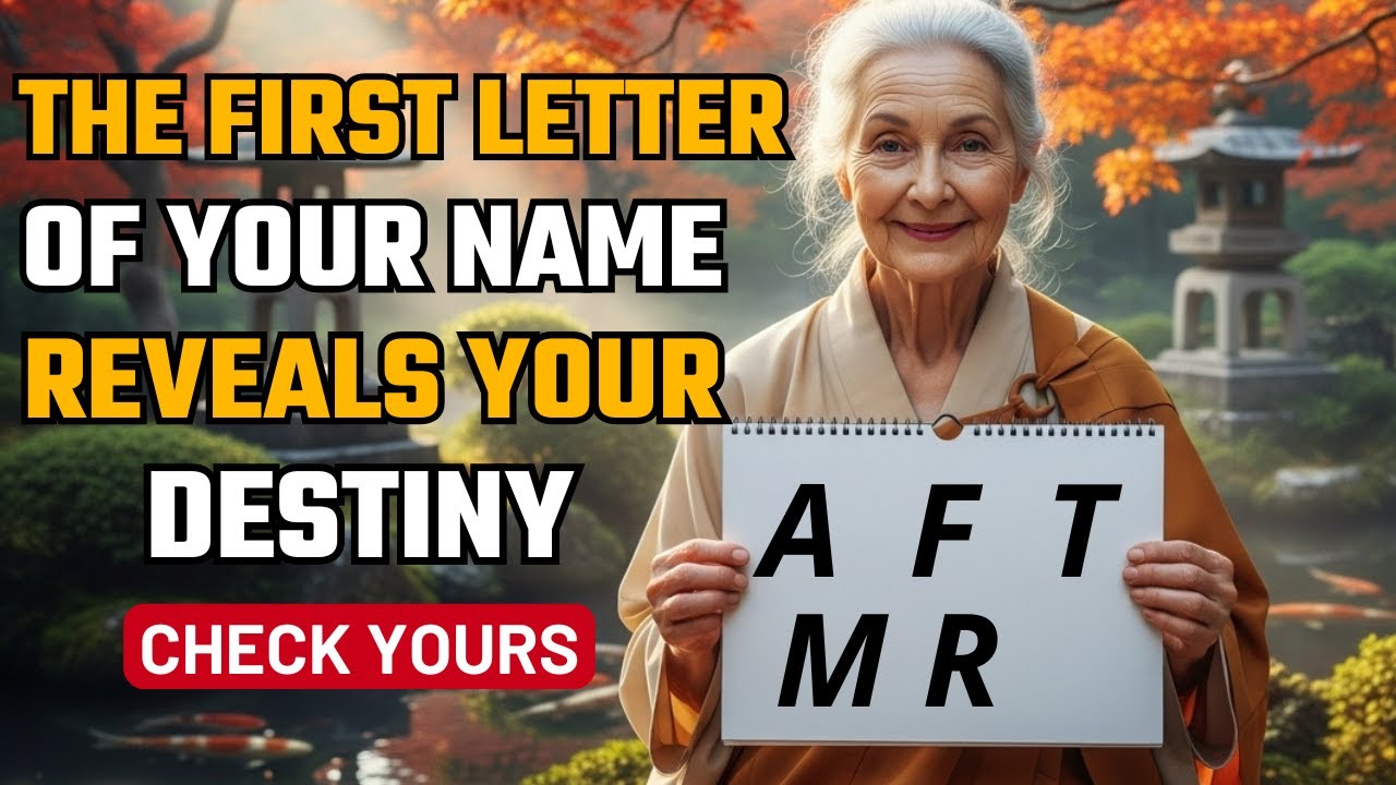 What the FIRST Letter of Your Name Means WILL SURPRISE You | Buddhist ...