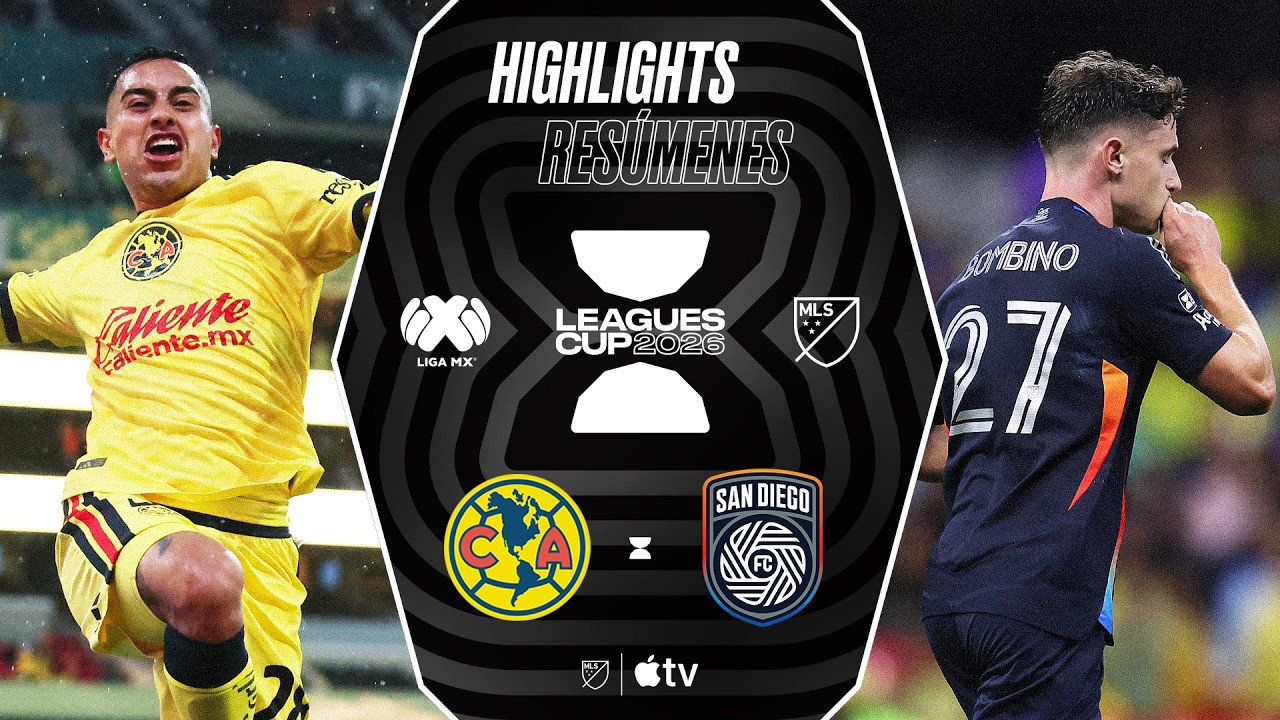 Club América vs. San Diego | Leagues Cup | Full Match Highlights