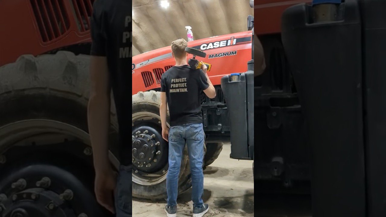 Does your tractor have dull & faded paint? Let us help you get that pink back to red! 