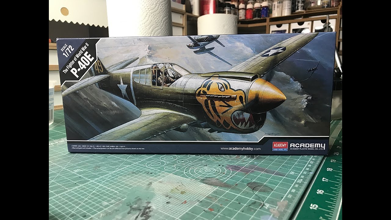 Academy 1/72 P-40E Video Build
