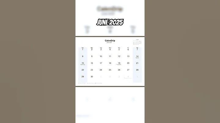 Calendar June 2025 #monthsoftheyear