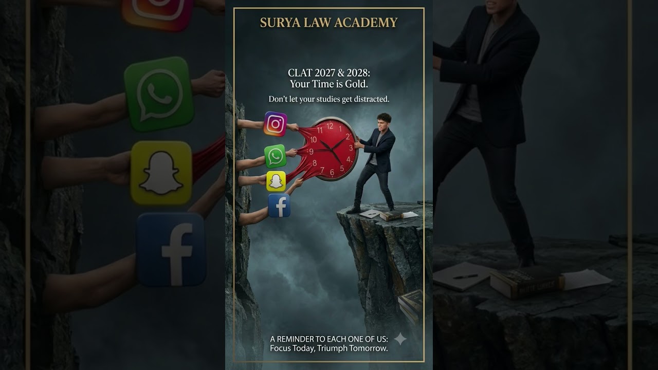 CLAT 2027-2028: Stop Social Media from Stealing Your Future!