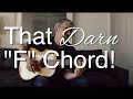 That Darn "F" Chord | Tom Strahle | Easy Guitar | Basic Guitar | Barre Chords
