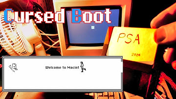 A Cursed Boot 03 Disk for my Macintosh Plus #marchintosh